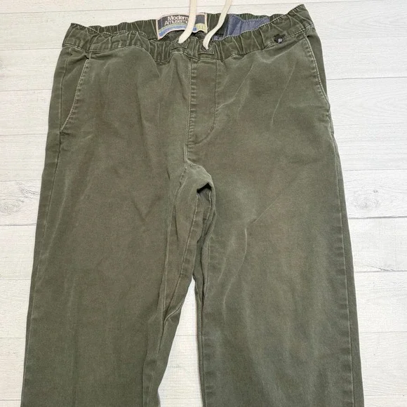 Modern Amusement green jogger causal pants men's medium - Picture 3 of 11